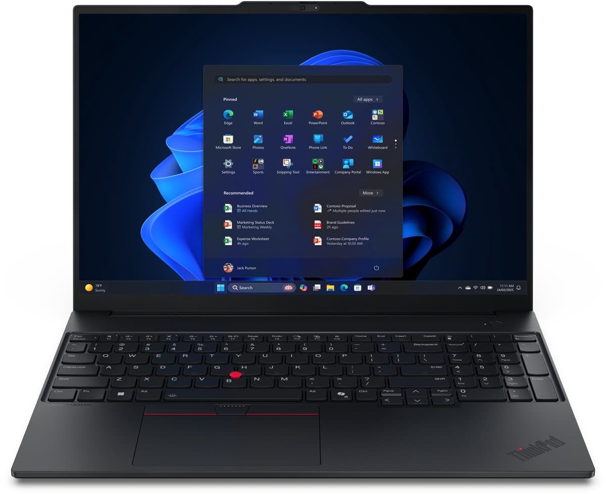 Lenovo ThinkPad E16 Gen 3 (AMD) - Zakelijke Laptop - 16 inch - Ryzen 5 - 16GB/256GB