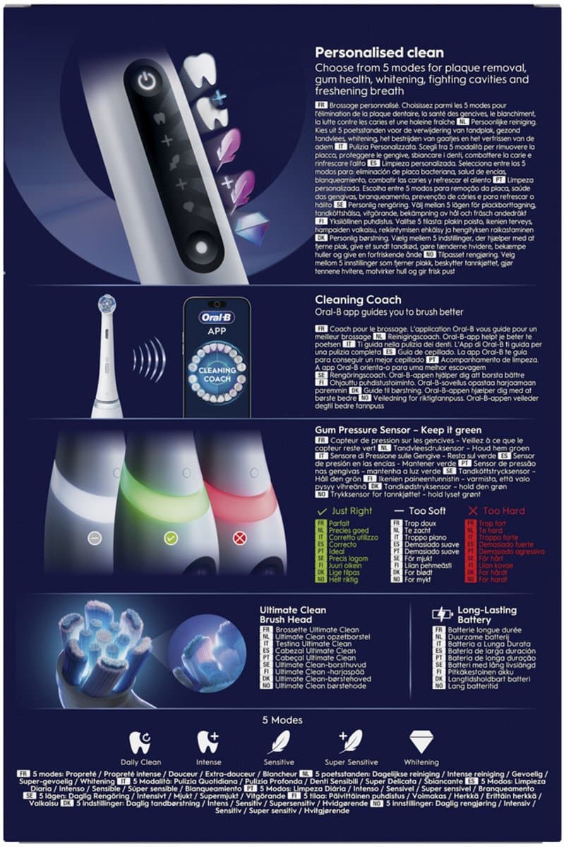 Oral-B iO 5N Elektrische Tandenborstel - Wit thumbnail 5
