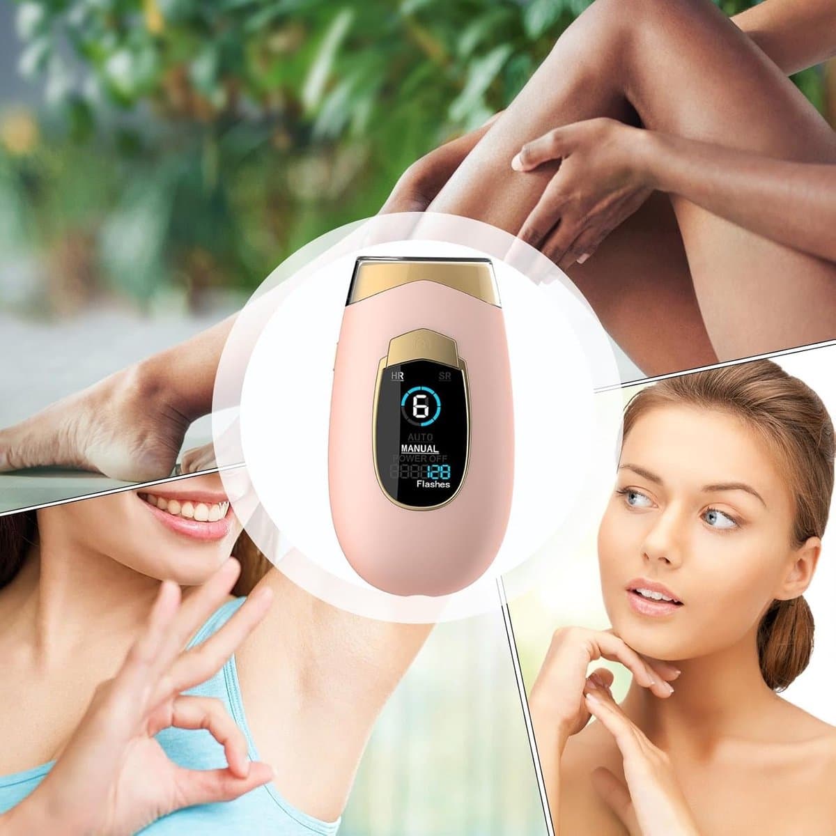 Epilator voor vrouwen - Ontharingsapparaat scheerapparaat - Gezicht lichaam - Remt haargroei - Draadloos oplaadbaar thumbnail 2