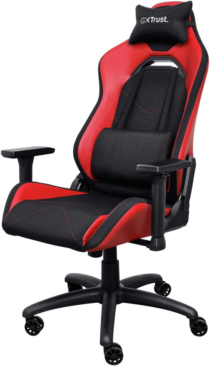 Trust GXT 714R Ruya - Gaming Stoel - Gamingstoel - Bureaustoel - Verstelbaar - Gamestoel - Gaming Chair - Rood thumbnail 5