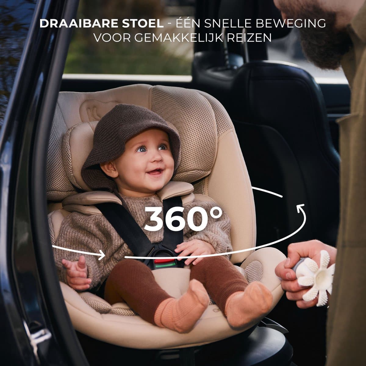 Kinderkraft XPEDITION 3 i-Size Autostoel – 40-150 cm – Met Isofix – Groep 0/1/2 – Groen thumbnail 4