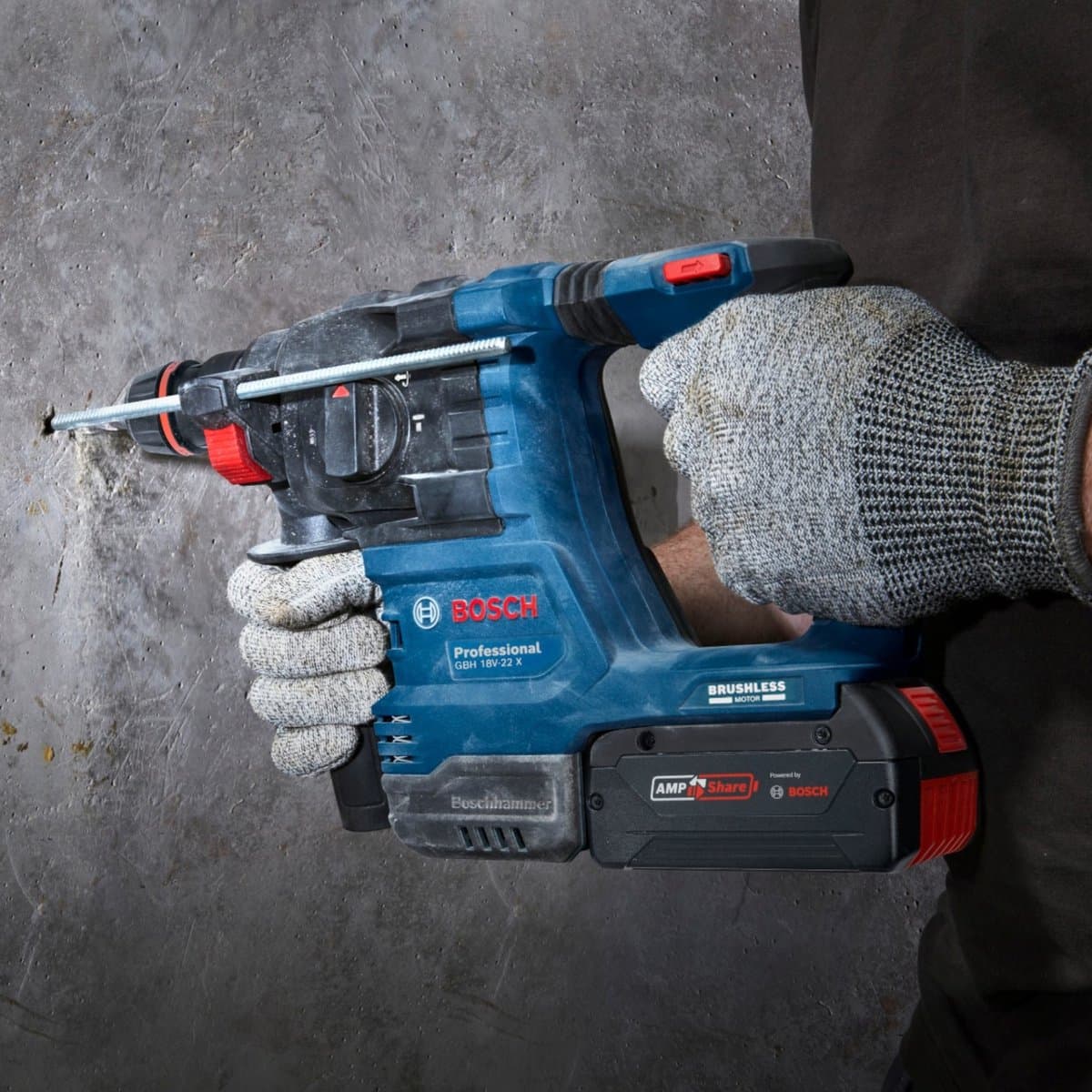 Bosch Professional GBH 18V-22 X Accu combihamer ONECHUCK SDS-Plus 2,0J 18V Basic Body - 0611924100 thumbnail 8