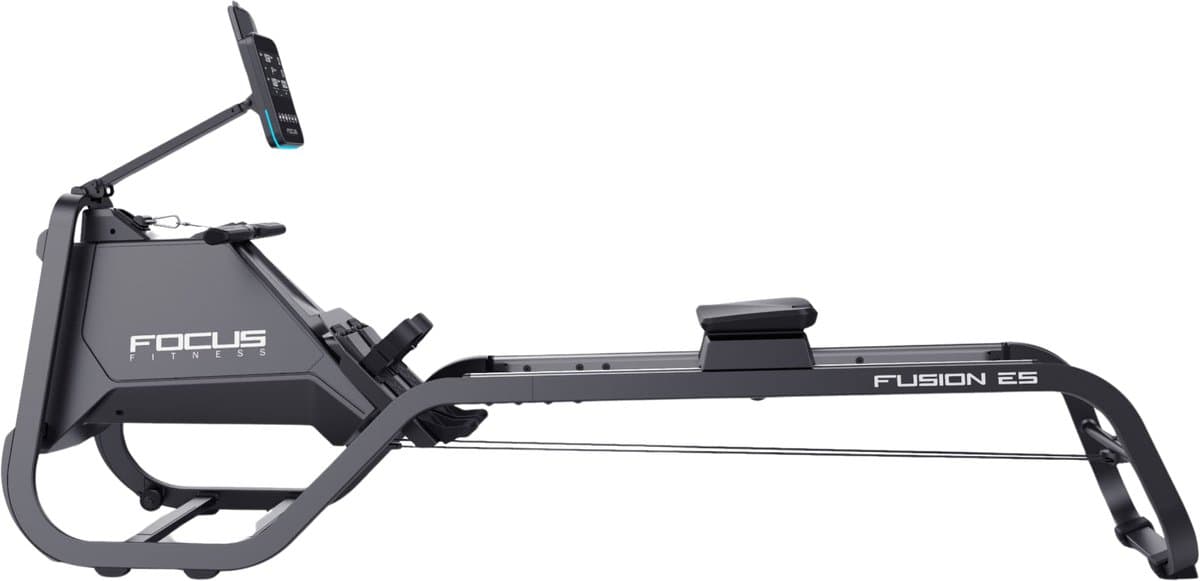 Focus Fitness Fusion E5 – Roeitrainer – Magnetisch – 5 niveaus – Rubberhout