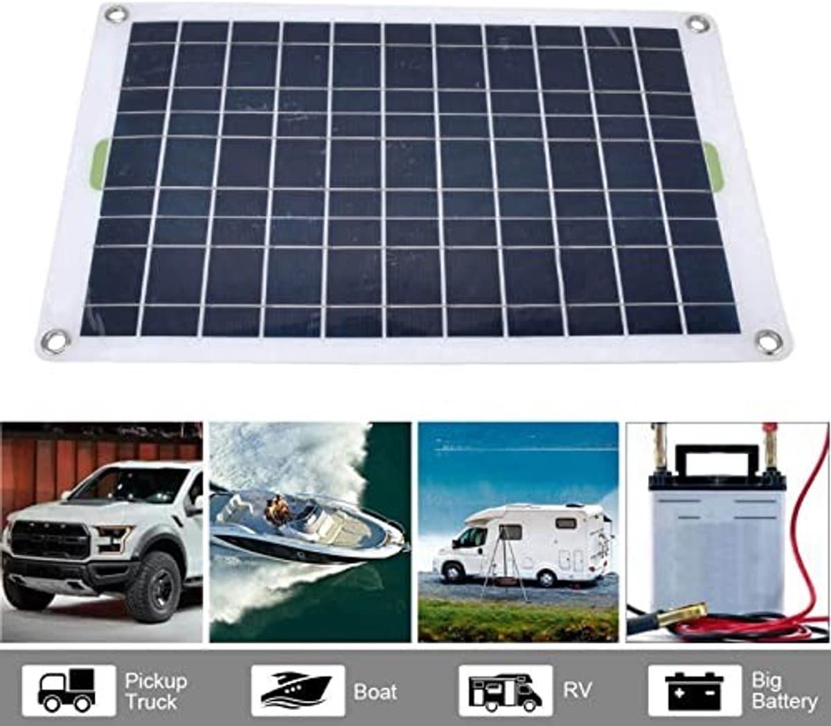 Dailygoody - Solar Waterpomp Kit - Hoge Efficiëntie - 50W Vermogen - Groen - Voor Tuinen en Vissen Tanks - Duurzaam en Milieuvriendelijk - Geschikt vo thumbnail 5