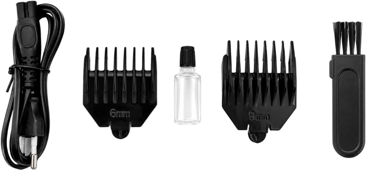 ROZIA HQ203 Professionele Tondeuse – Draadloze Haartrimmer – USB Oplaadbaar – Inclusief 2 Opzetkammen – Haar- en Baardtrimmer voor Mannen – Wit thumbnail 4