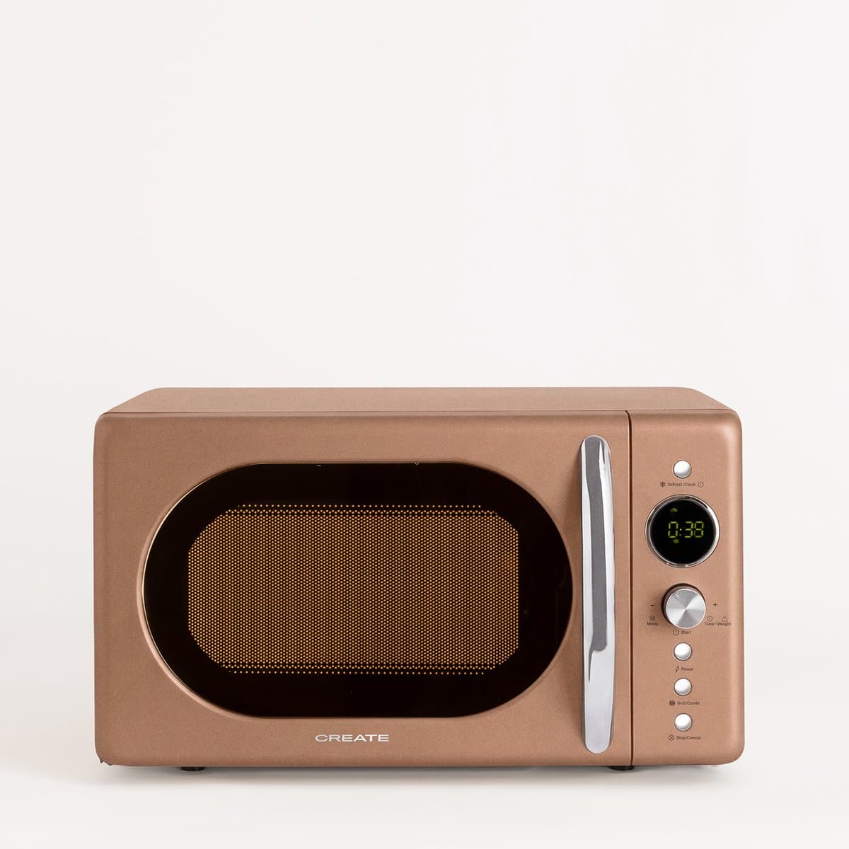 CREATE - Magnetron 20L digitale grill 900W - Mokka - MICROWAVE RETRO thumbnail 8