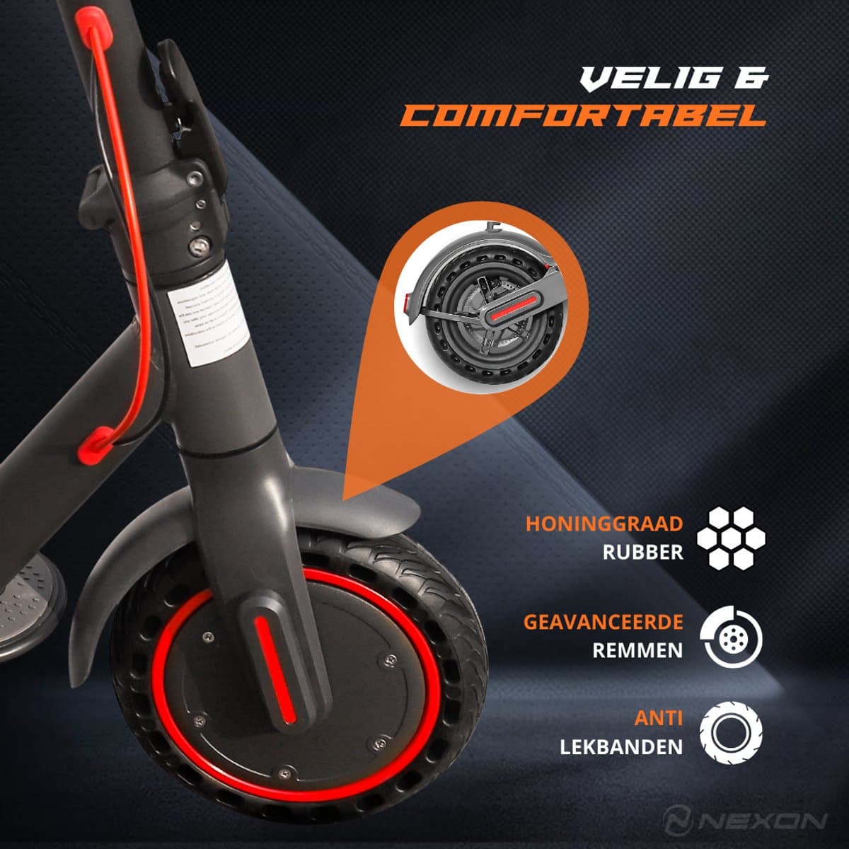 Nexon Nexon Pro E-Step: 25 km/u, 35km bereik, app thumbnail 3