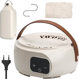Productfoto van Draagbare elektrische wasdroger - 500 W, opvouwbaar, warmtepomp, timer, automatische uitschakeling, led-display, mini-wasdroger, sneldrogend voor kleding, ondergoed