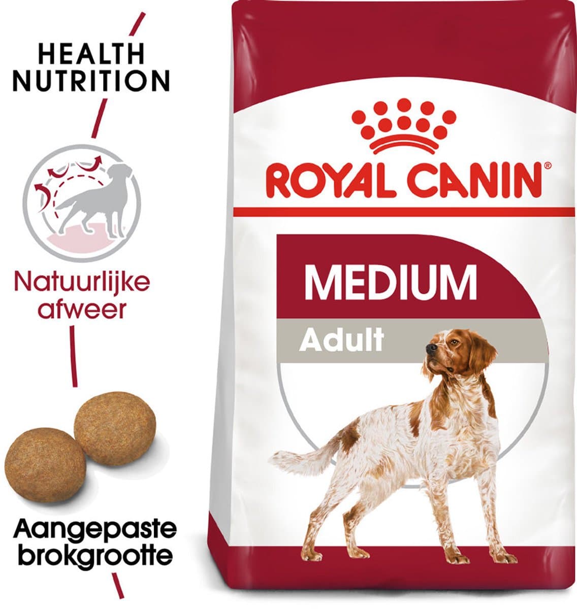 Royal Canin Medium Adult - 10 kg + Royal Canin Medium Adult Wet - 12 x 410 g thumbnail 3