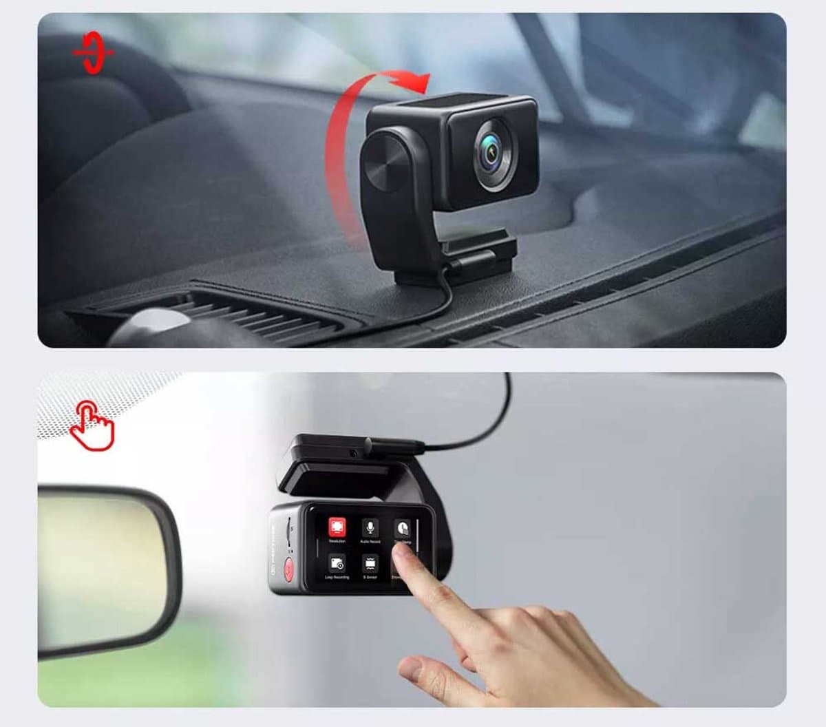 Redtiger F4 Pro 4K Touch Wifi Gps 2CH 128gb dashcam - Sony Starvis 2 sensor - 2,2 inch touchscreen Lcd - Wifi - Gps - Parkeermodus - 4K + Full HD resolutie - 128gb Micro SD kaart - dashcam voor auto thumbnail 6