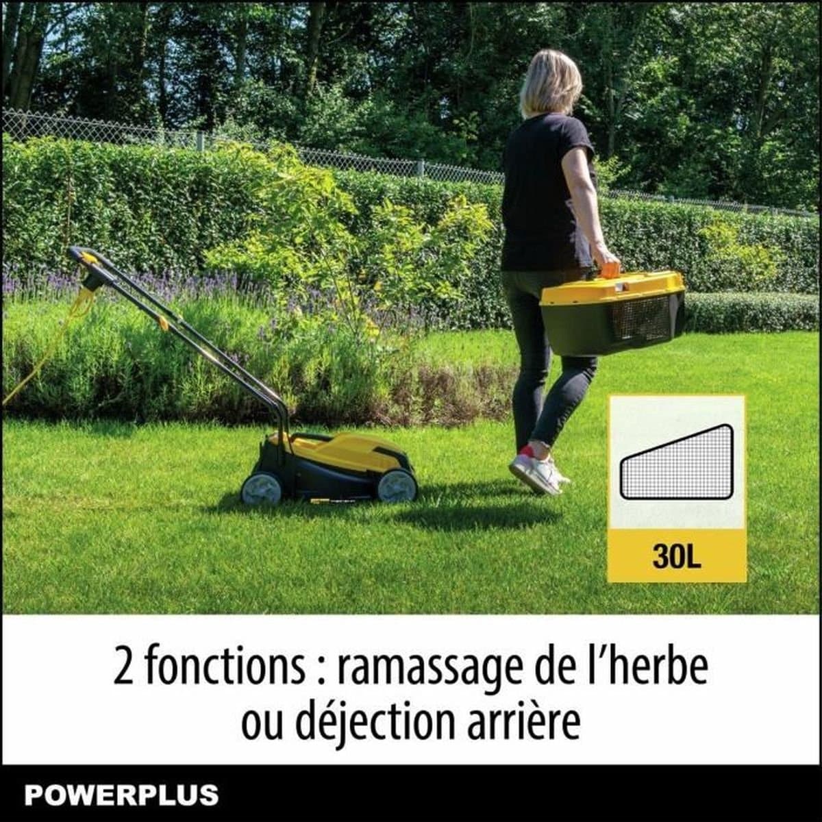 Powerplus Elektrische Grasmaaier 320mm thumbnail 4