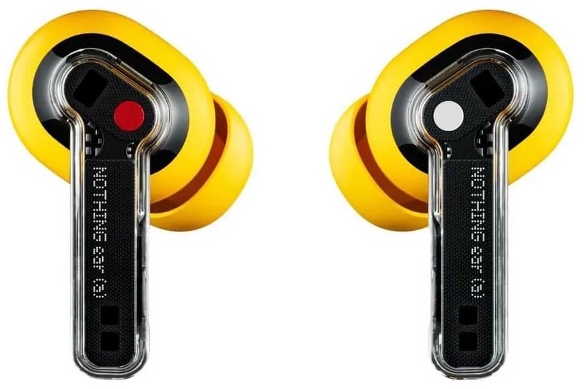 Nothing Ear (a) True Wireless Draadloze Oordopjes - Noise Cancelling - Geel thumbnail 2
