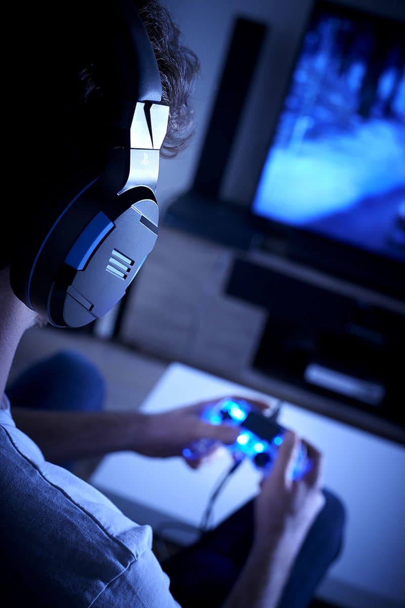 Bigben Stereo Gaming Headset V3 - PS5/PS4 - Zwart/Blauw thumbnail 8