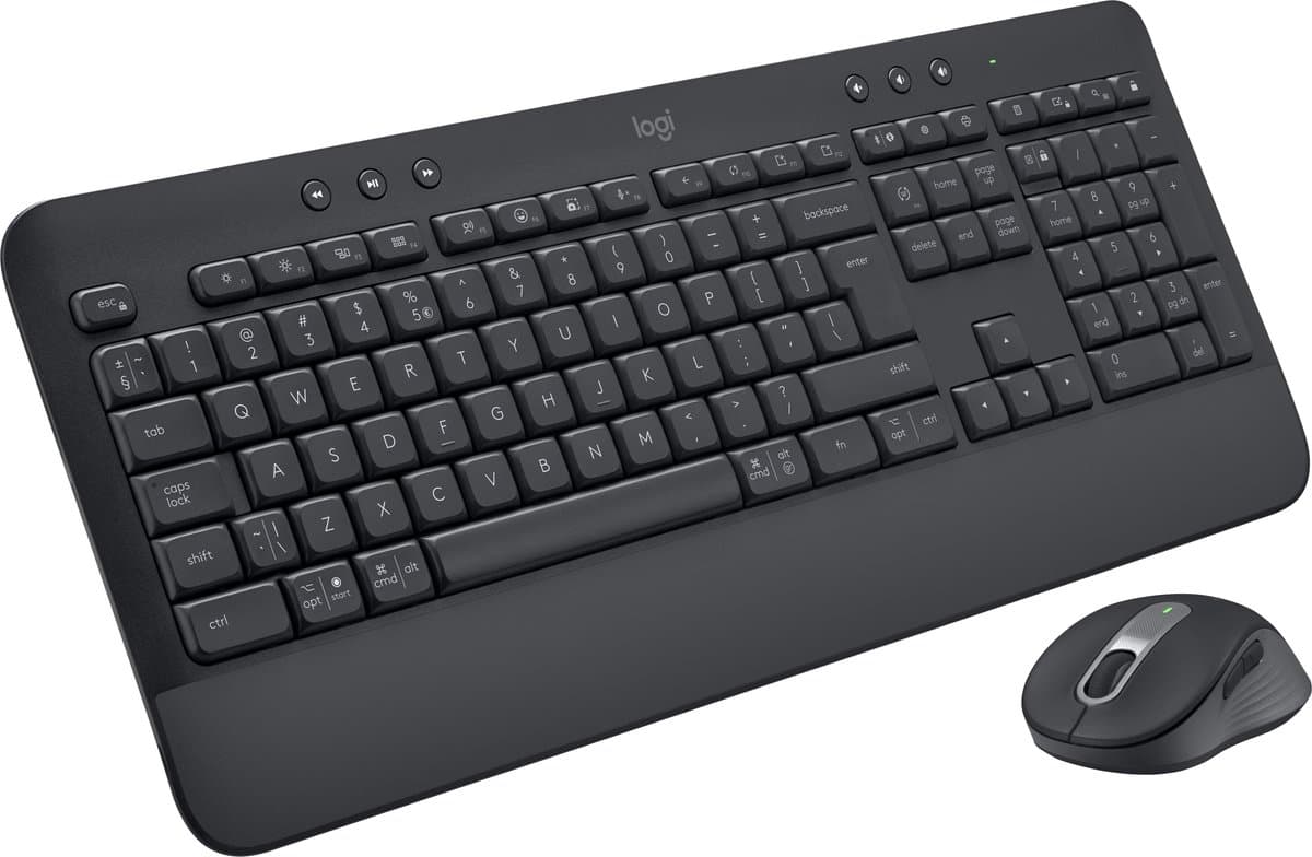Logitech Signature MK650 Combo For Business toetsenbord Inclusief muis RF-draadloos + Bluetooth QWERTY US International Grafiet thumbnail 5