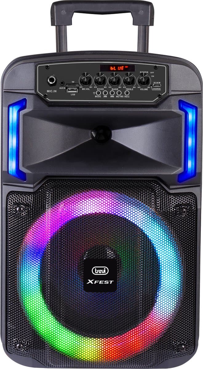 Trevi Z Draagbare Bluetooth-luidspreker: 25W, LED, Micro SD thumbnail 3