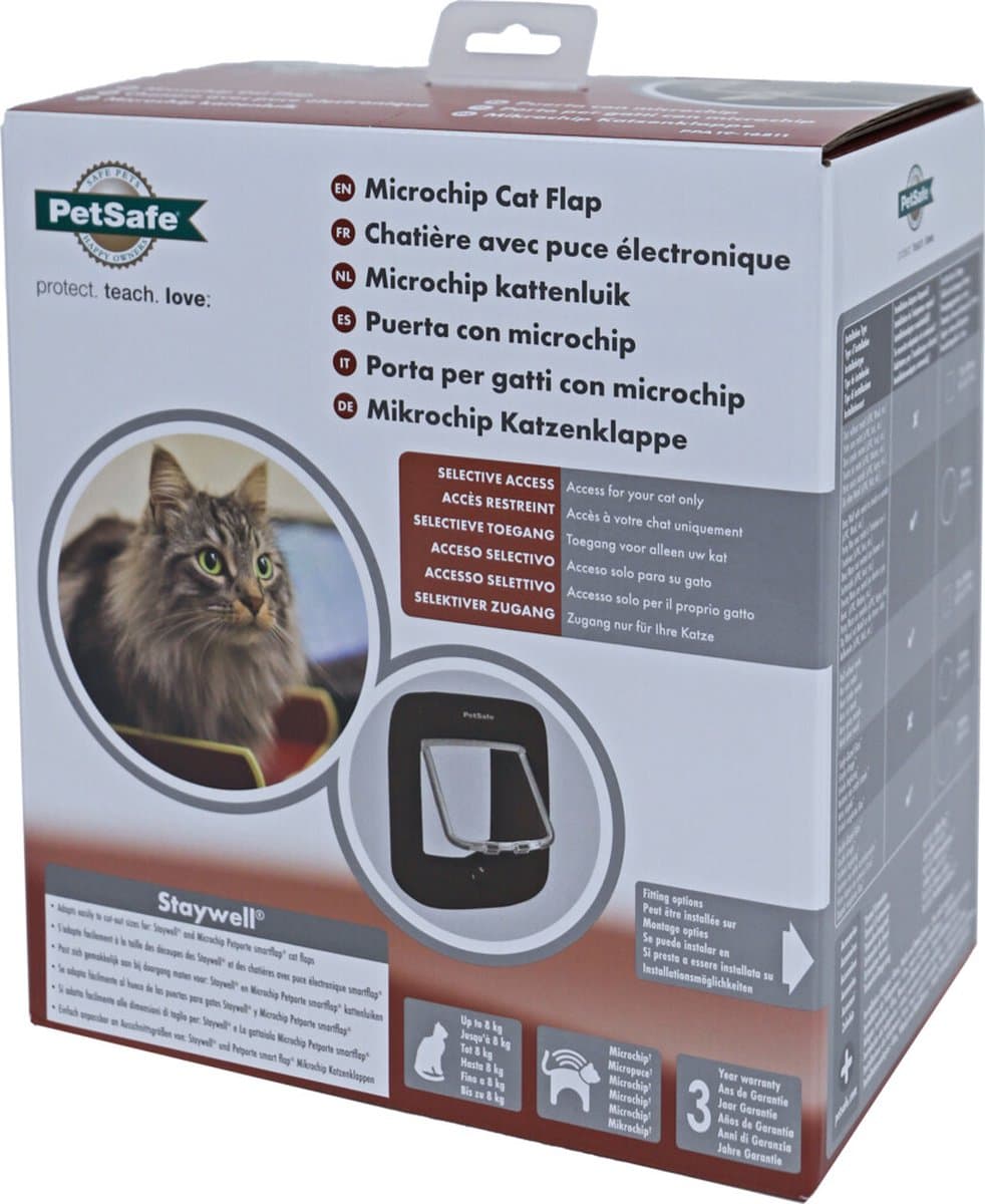 PetSafe Staywell Microchip Kattenluik - Bruin thumbnail 2