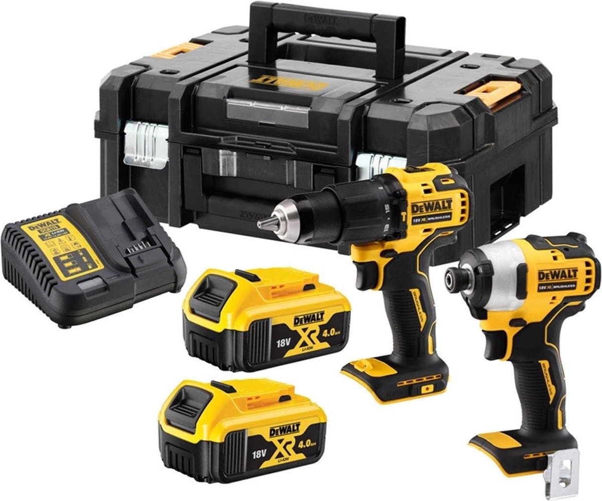 DeWalt DCK2062M2T 18V XR Accu Combiset Boormachine + Schroever thumbnail 6
