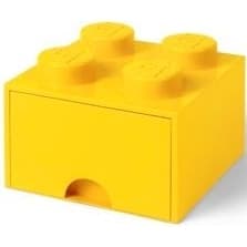 Productfoto van Room Copenhagen LEGO Brick Drawer 4 Geel