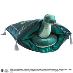 Productfoto van Noble Collection Harry Potter Slytherin Plush & Cushion