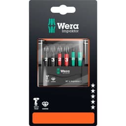 Productfoto van Wera Bit-Check 6 Impaktor 1 SB 6-delig bitset