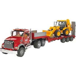 Productfoto van Bruder MACK Granite Truck met JCB 4CX