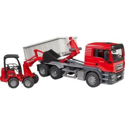 Productfoto van Bruder MAN TGS met Schäffer compacte lader