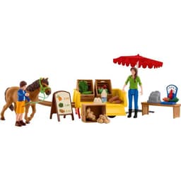 Productfoto van Schleich Mobiele farmstand speelset