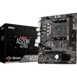 Productfoto van MSI A520M-A PRO Micro-ATX Moederbord