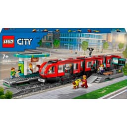 Productfoto van LEGO City Stadstram en station