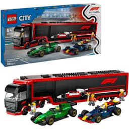 Productfoto van LEGO City F1 Truck met RB20 en AMR24