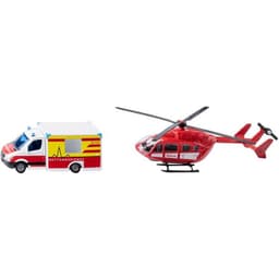 Productfoto van SIKU Super Mercedes Ambulance & Helikopter Set