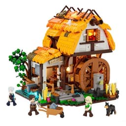 Productfoto van Lumibricks Medieval Water Mill Bouwset
