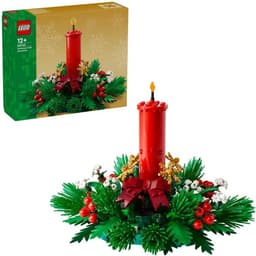 Productfoto van LEGO Icons Kersttafeldecoratie Bouwset