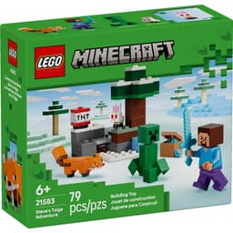 Productfoto van LEGO Minecraft Steve Taiga Adventure