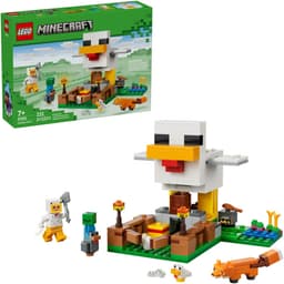 Productfoto van LEGO Minecraft Kippenboerderij Bouwset