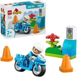Productfoto van LEGO DUPLO Blauwe Politiemotor