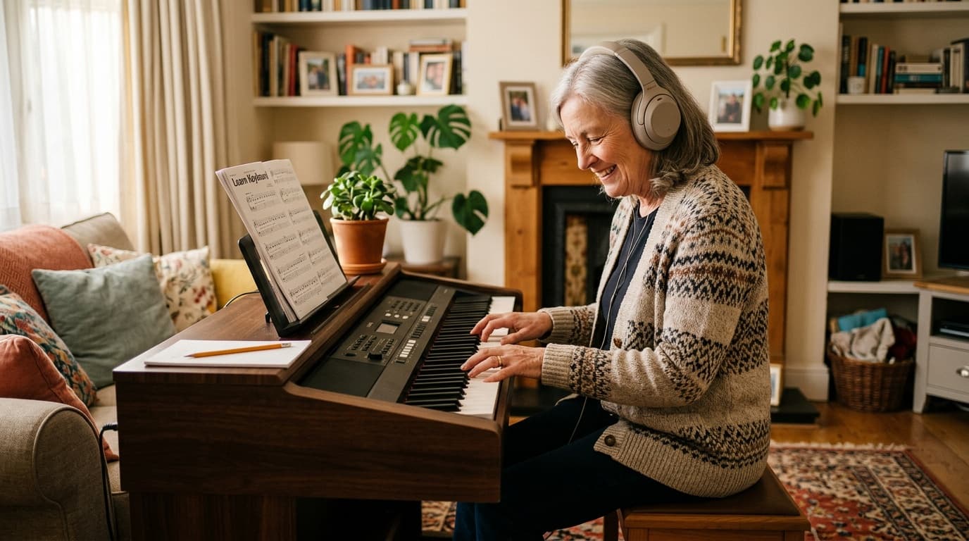 Keyboard leren spelen als senior: startgids