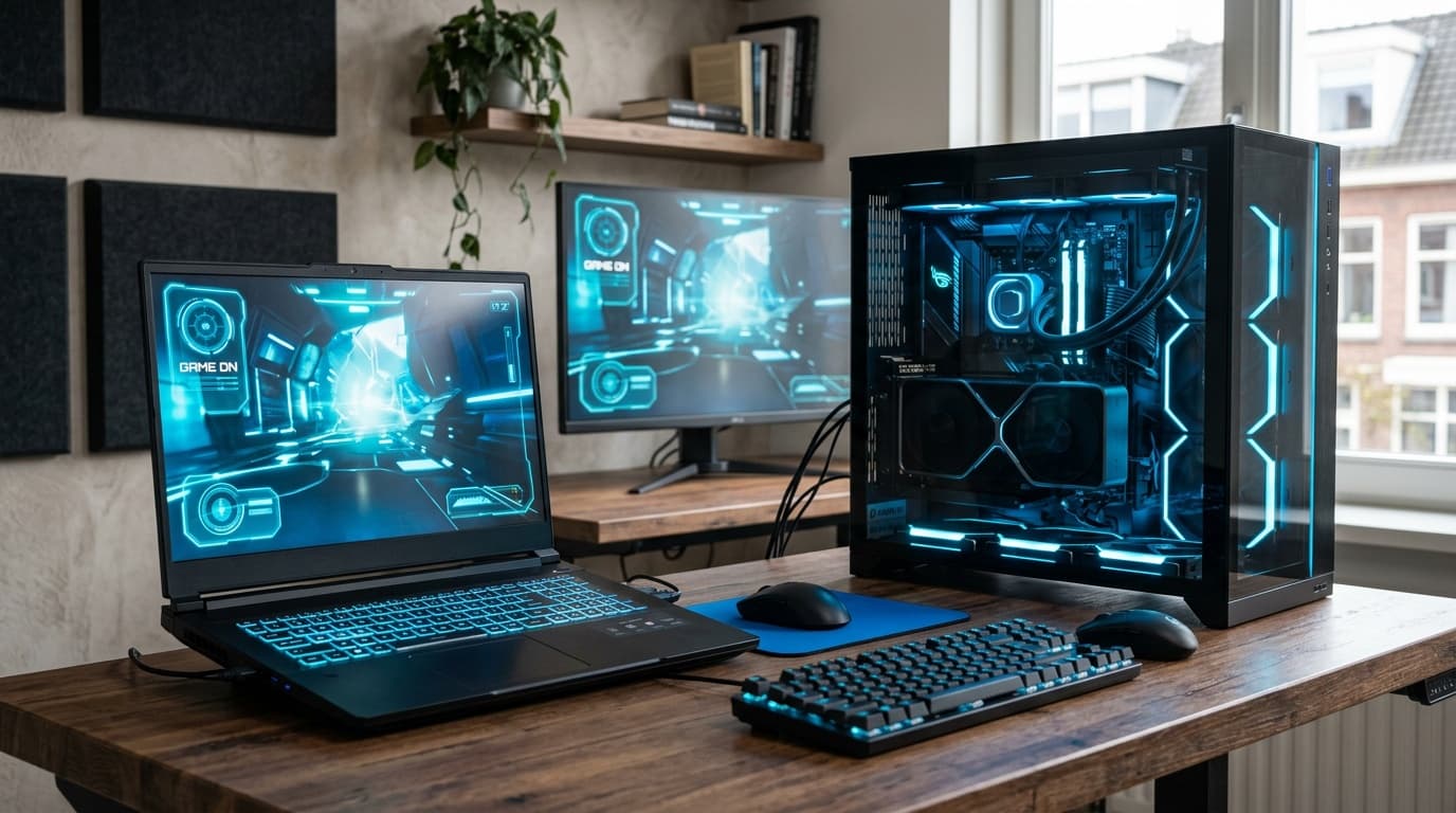 Gaming laptop of gaming PC: wat moet je kiezen? (2026)