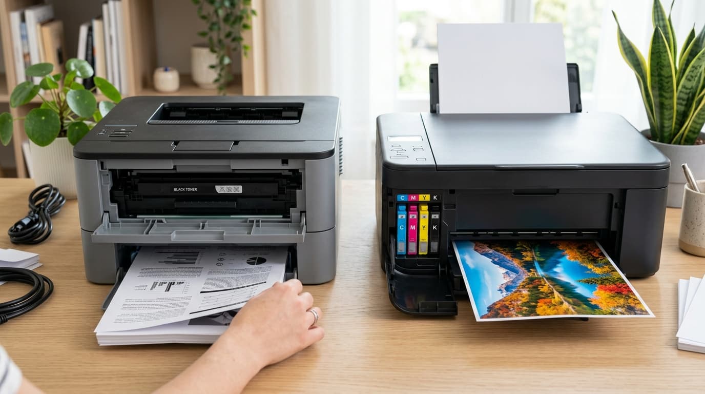 Laser of inkjet: wat moet je kiezen? (2026)