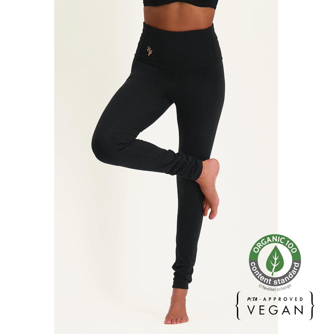 Urban Goddess Surya Dry Fit Yoga Legging │ Onyx Black
