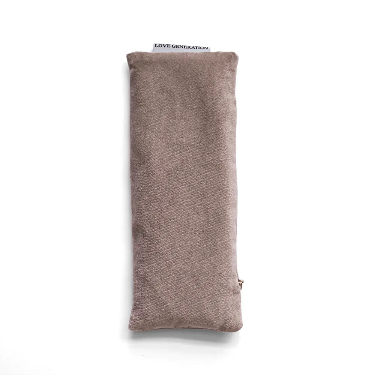 Love Generation Fluwelen Oogkussen - Taupe