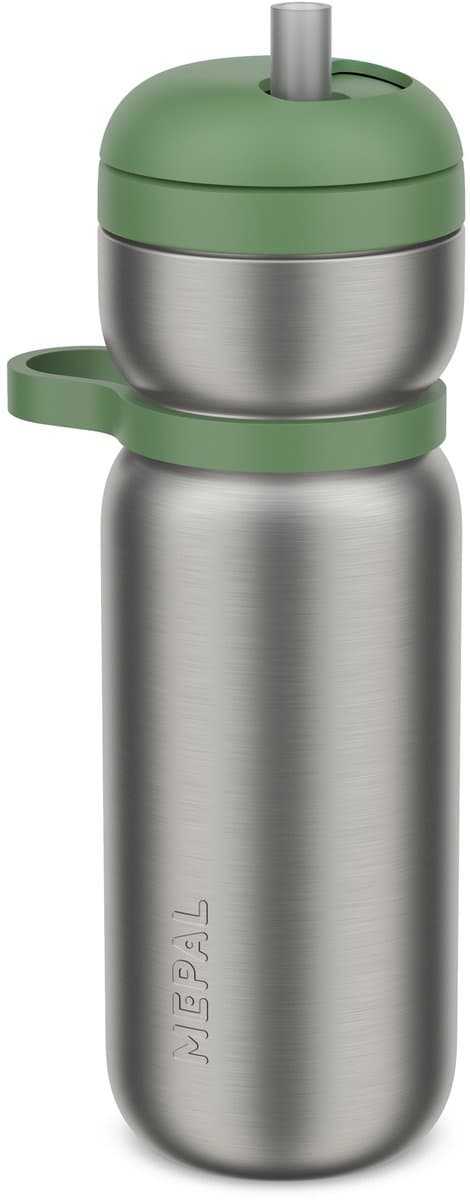 Mepal Isoleerfles twist Sport - 600 ml - Twist en drink - Lekdicht en geïsoleerd: 6u warm. 10u koud - Vaatwasmachinebestendig - Drinkflessen - Moss green