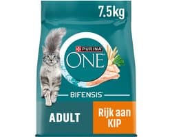 PURINA® ONE® Adult - Kattenbrokjes - Kip & Volkoren Granen - 7.5 kg