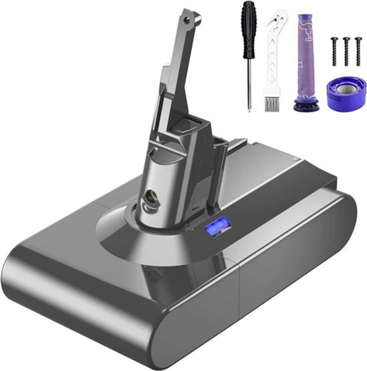 Vervangende Accu / Batterij voor Dyson V8 met filterset Accu / Batterij / 4500 mah / EXPER