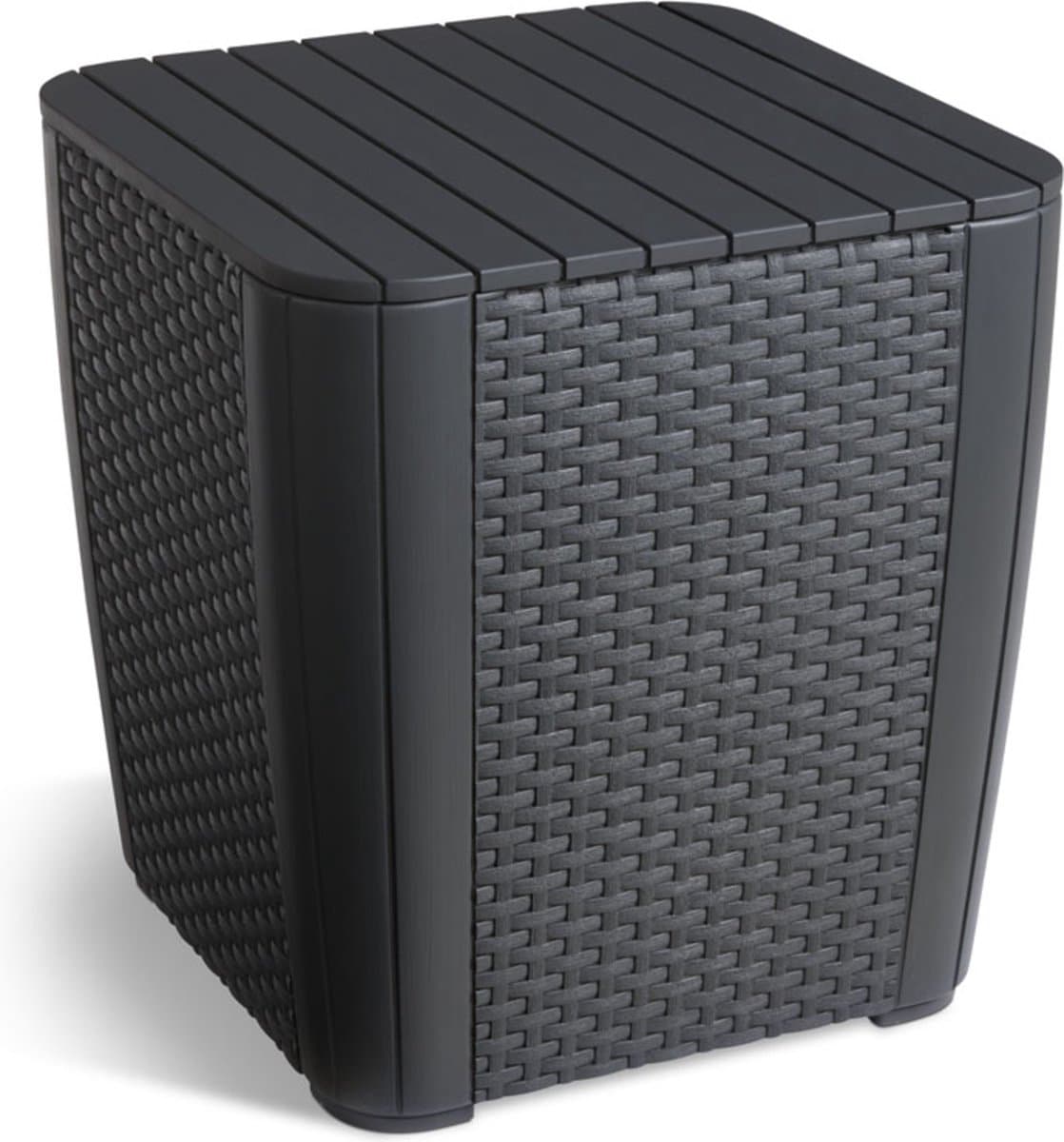 Keter Luzon Opbergtafel - 39x39x43cm - Grafiet