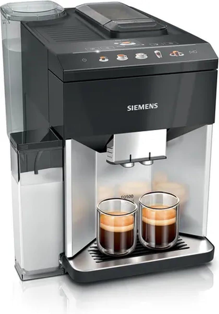 Siemens EQ500 TQ513R01 - Volautomatische espressomachine - Licht zilver - afbeelding 1
