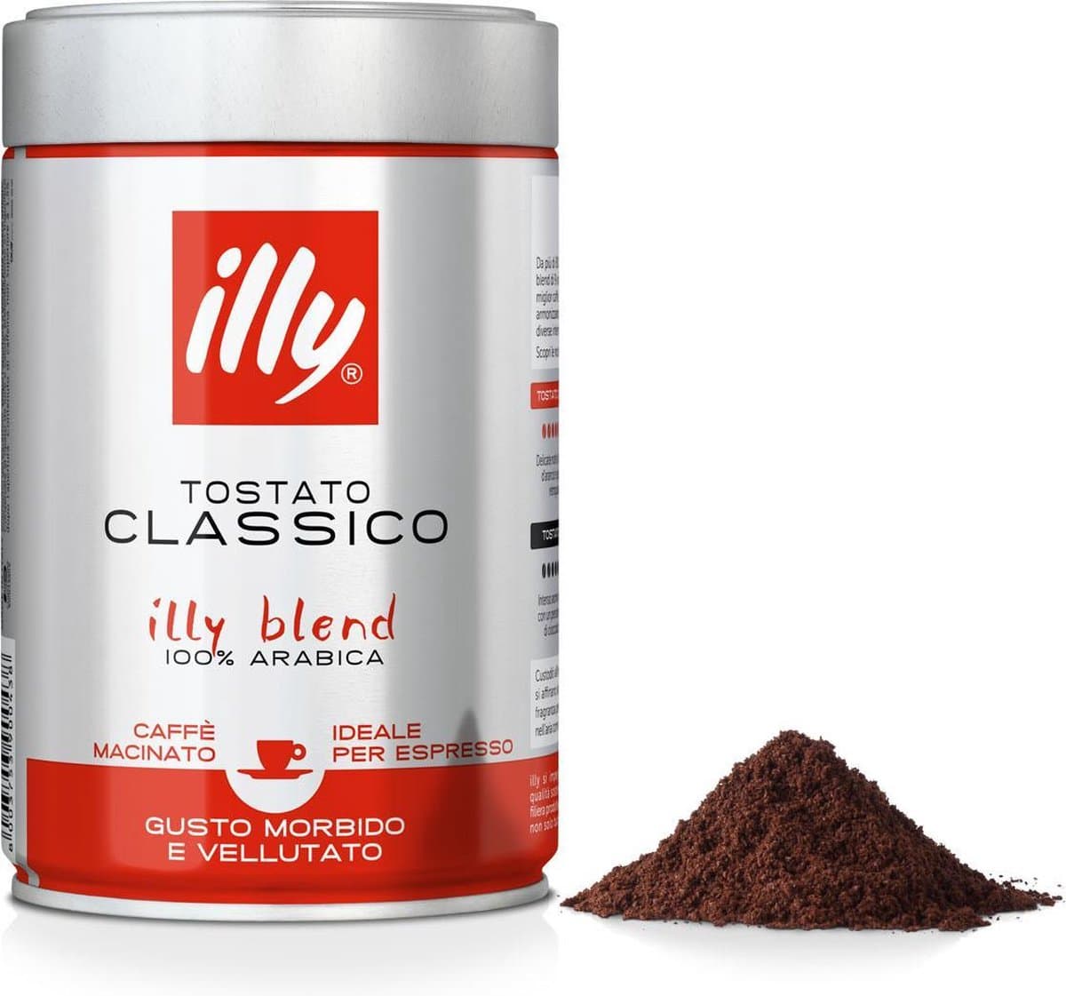 illy gemalen espressokoffie Classico - 250 gram