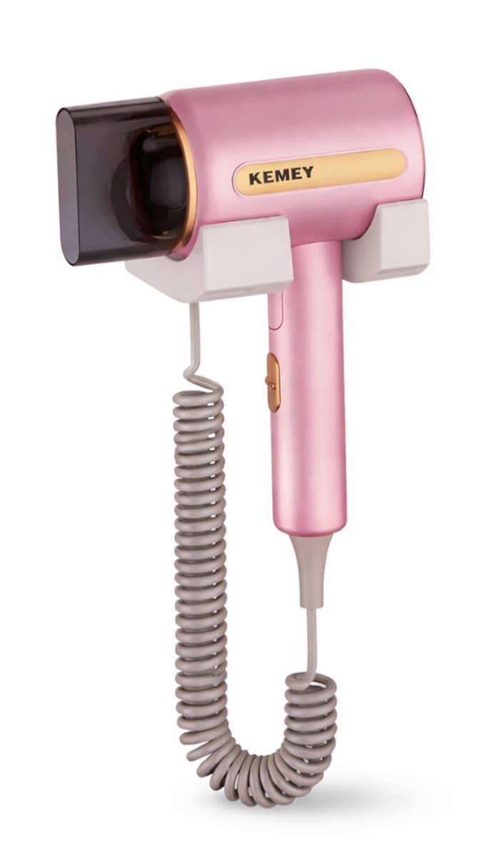 Kemei KM-6873 Professionele High-Speed Föhn - Roze