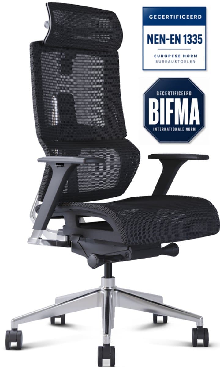 Stane Ergonomische Bureaustoel - Office Chair - Bureaustoelen voor Volwassenen - Gamestoel - Gamingsstoel - NEN-EN1335 Gecertificeerd