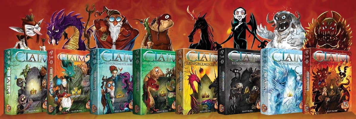 White Goblin Games Claim Reinforcements: Fear - Uitbreiding kaartspel